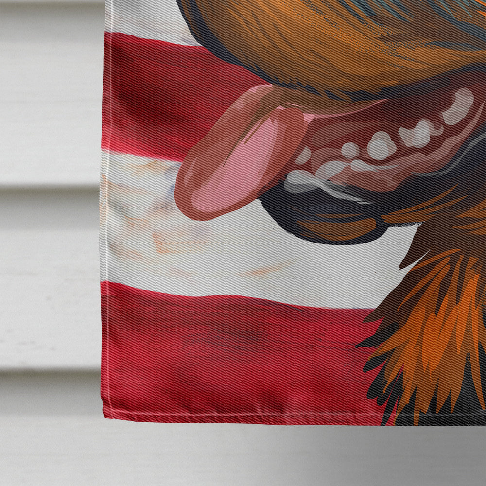 Rottweiler Dog American Flag Flag Canvas House Size CK6677CHF  the-store.com.