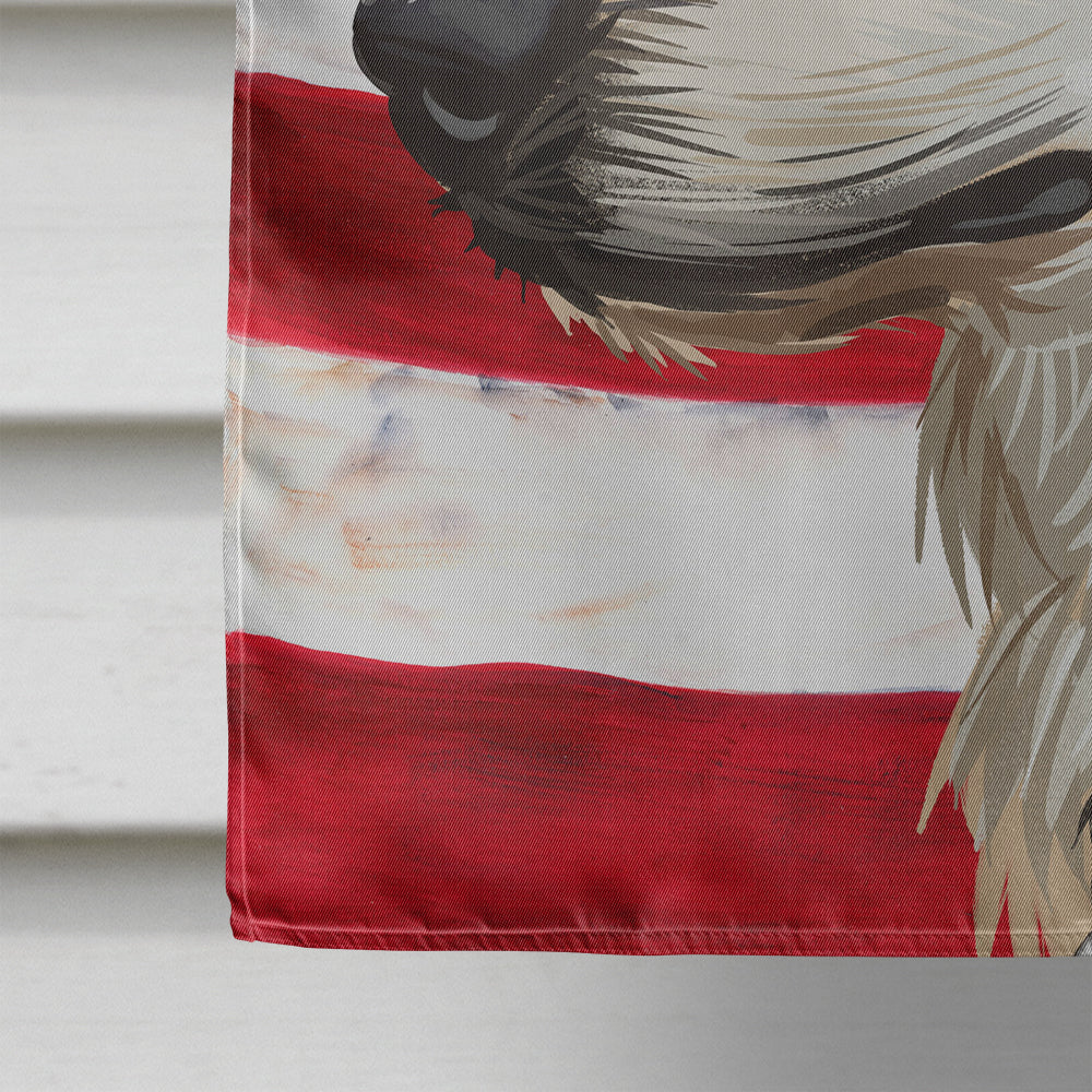 Saarloos Wolfdog Dog American Flag Flag Canvas House Size CK6682CHF  the-store.com.