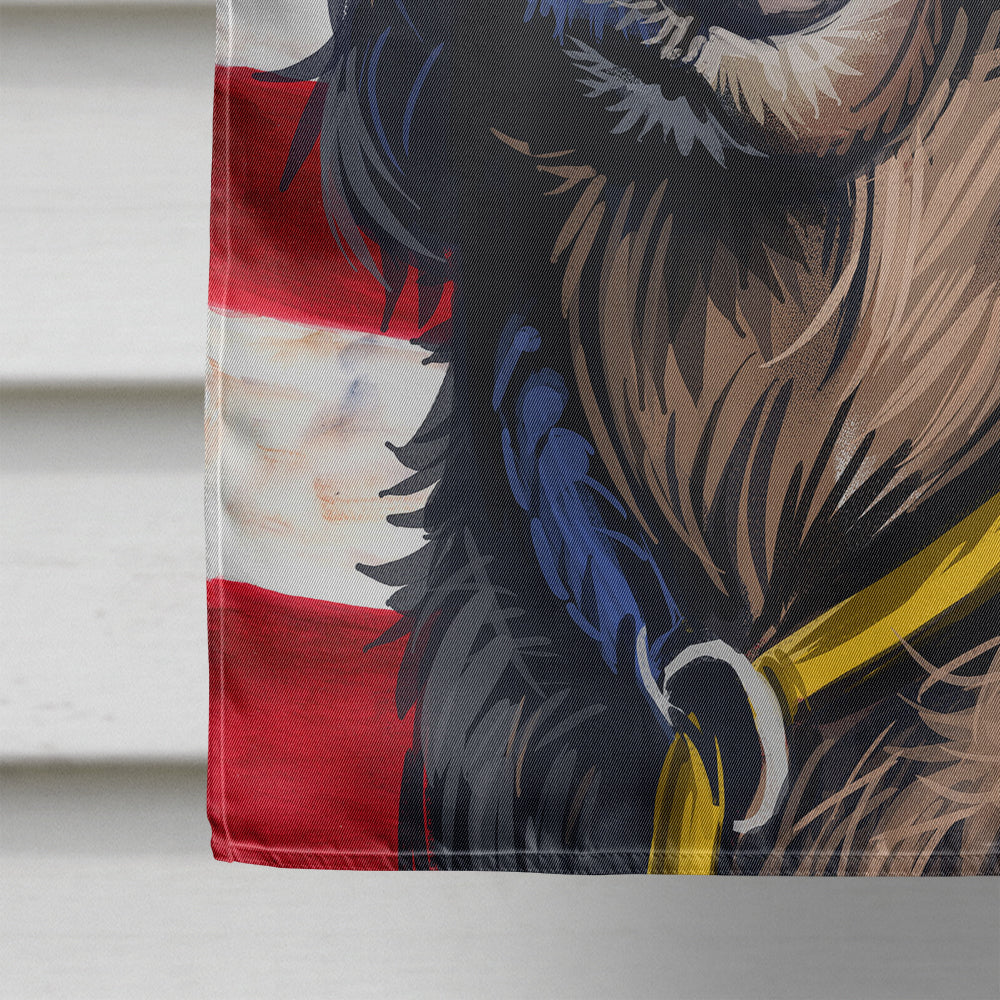 Saint-Usuge Spaniel Dog American Flag Flag Canvas House Size CK6685CHF  the-store.com.