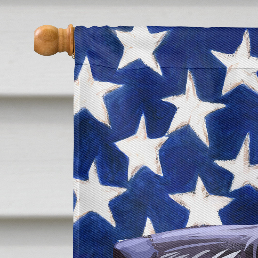 Saluki Dog American Flag Flag Canvas House Size CK6686CHF  the-store.com.