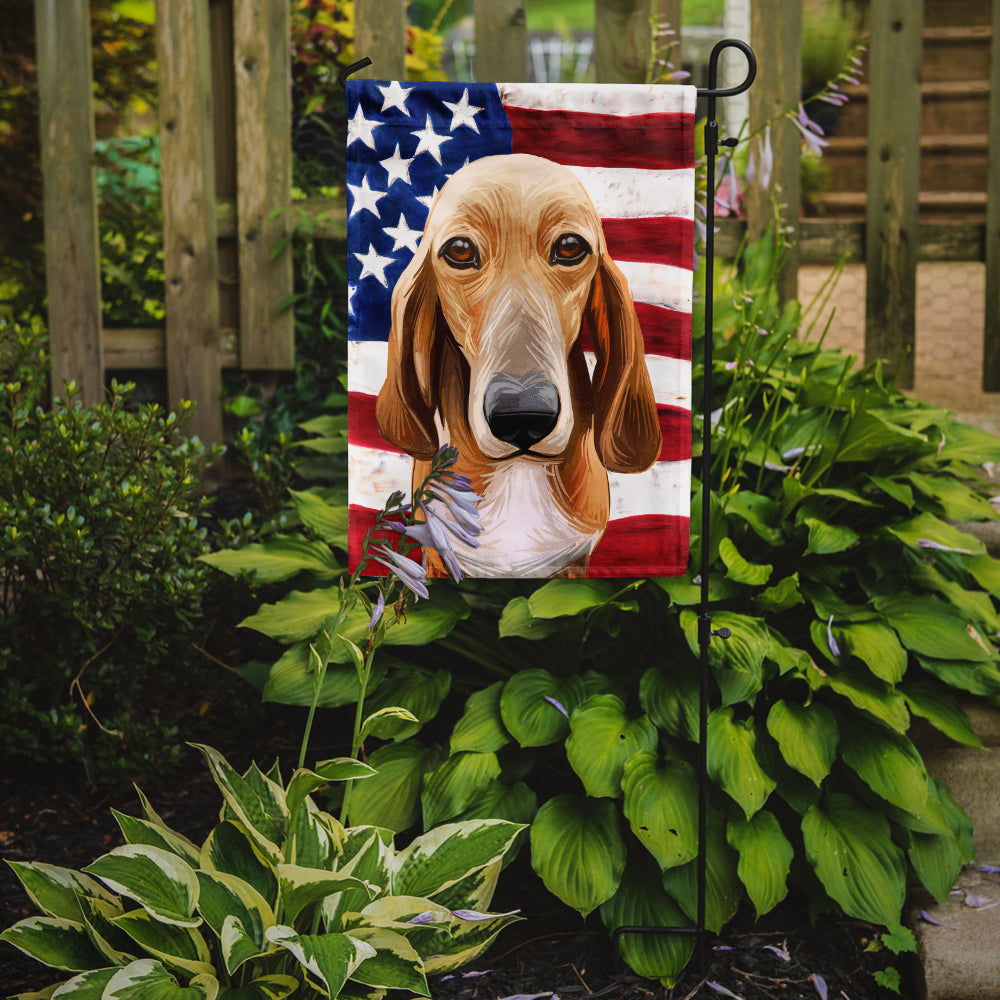 Schweizer Laufhund Dog American Flag Flag Garden Size CK6693GF  the-store.com.