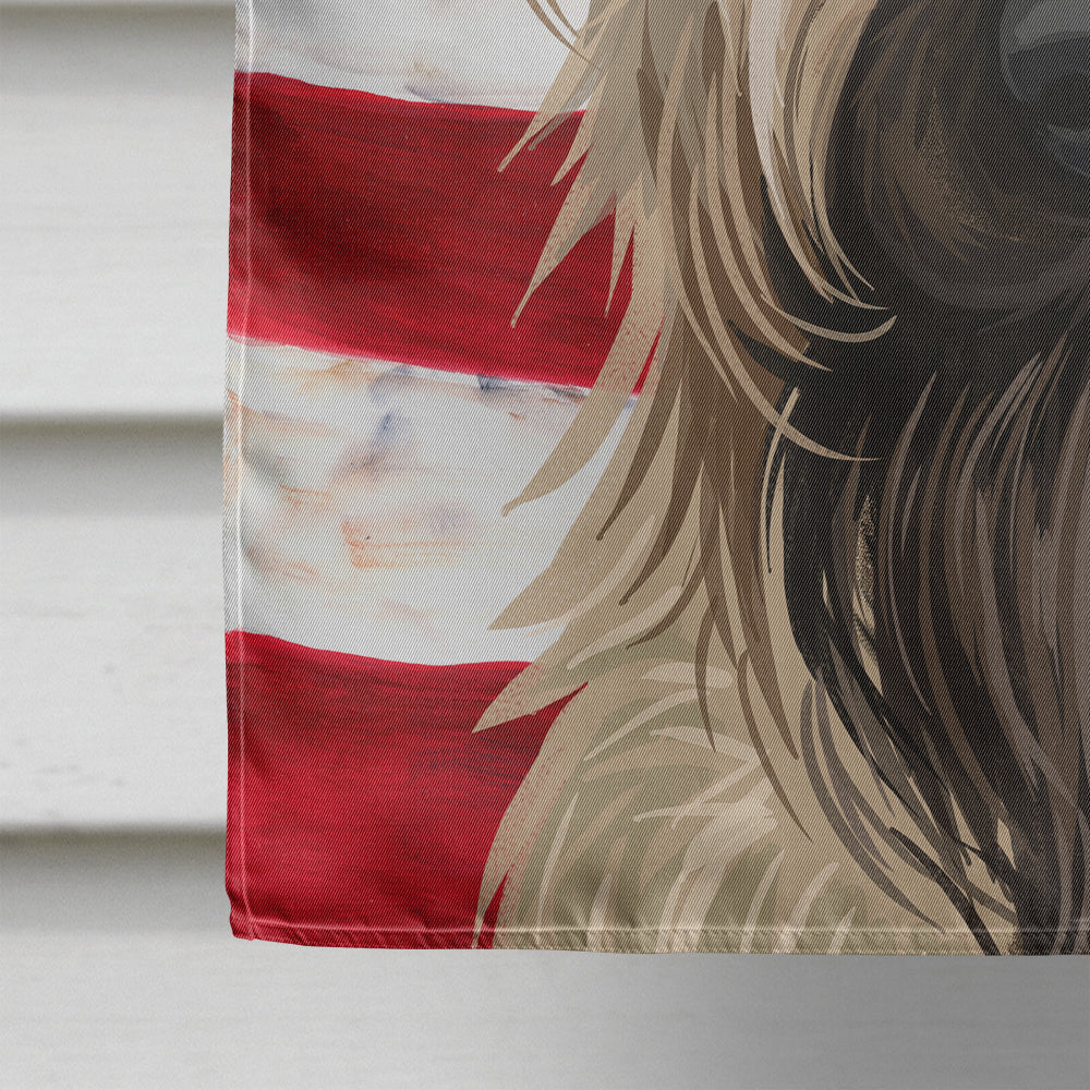 Soft-Coated Wheaten Terrier American Flag Flag Canvas House Size CK6715CHF  the-store.com.