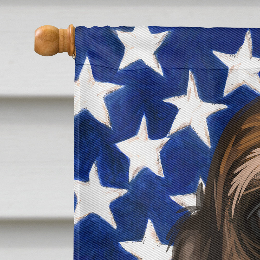 Southern Hound Dog American Flag Flag Canvas House Size CK6717CHF  the-store.com.