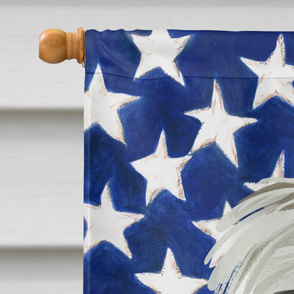 Spinone Italiano Dog American Flag Flag Canvas House Size CK6720CHF  the-store.com.