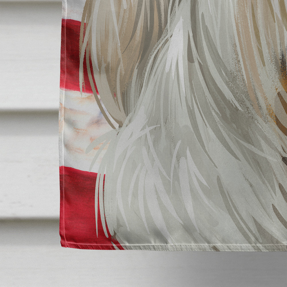 Spinone Italiano Dog American Flag Flag Canvas House Size CK6720CHF  the-store.com.