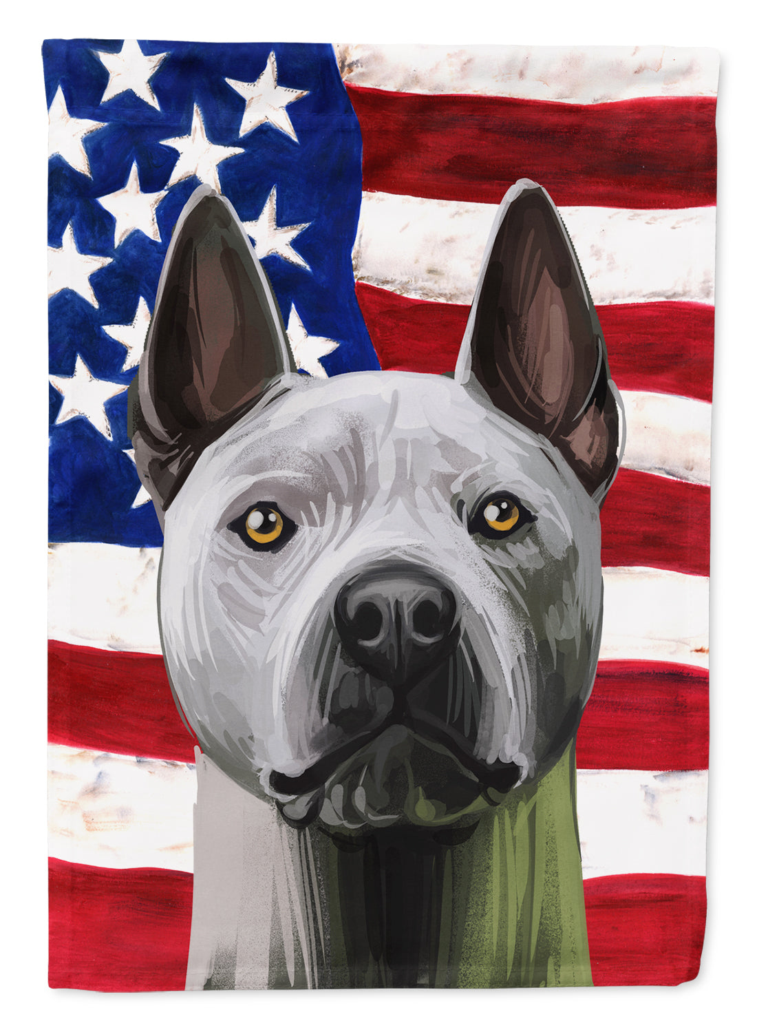 Thai Ridgeback American Flag Flag Canvas House Size CK6738CHF  the-store.com.