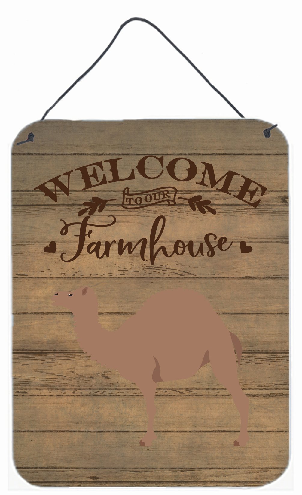 F1 Hybrid Camel Welcome Wall or Door Hanging Prints CK6763DS1216 by Caroline&#39;s Treasures