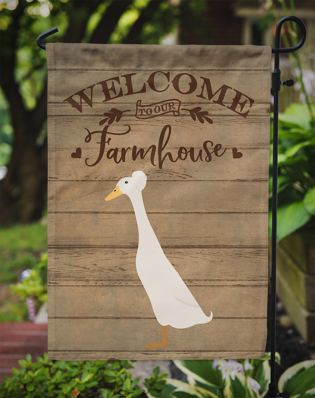 Bali Duck Welcome Flag Garden Size CK6803GF  the-store.com.