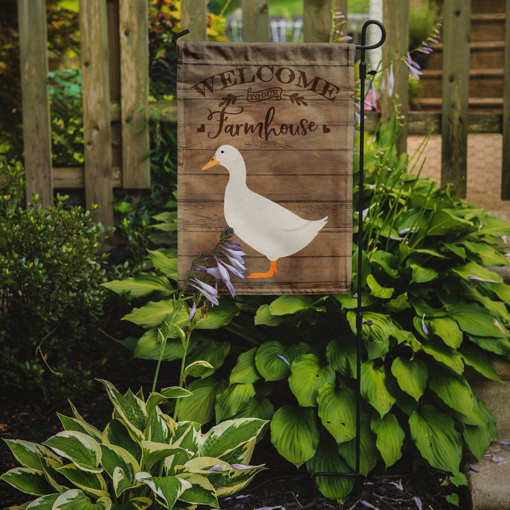 American Pekin Duck Welcome Flag Garden Size CK6804GF  the-store.com.