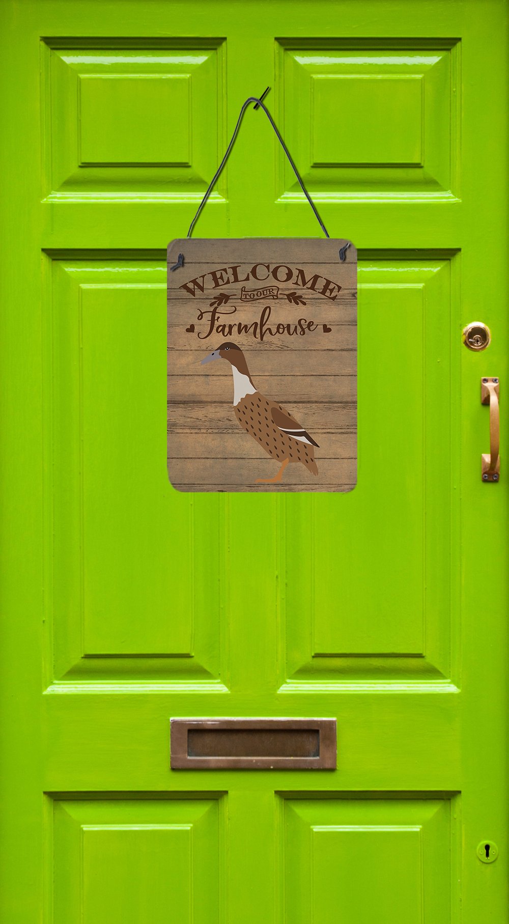 Dutch Hook Bill Duck Welcome Wall or Door Hanging Prints CK6805DS1216 by Caroline's Treasures