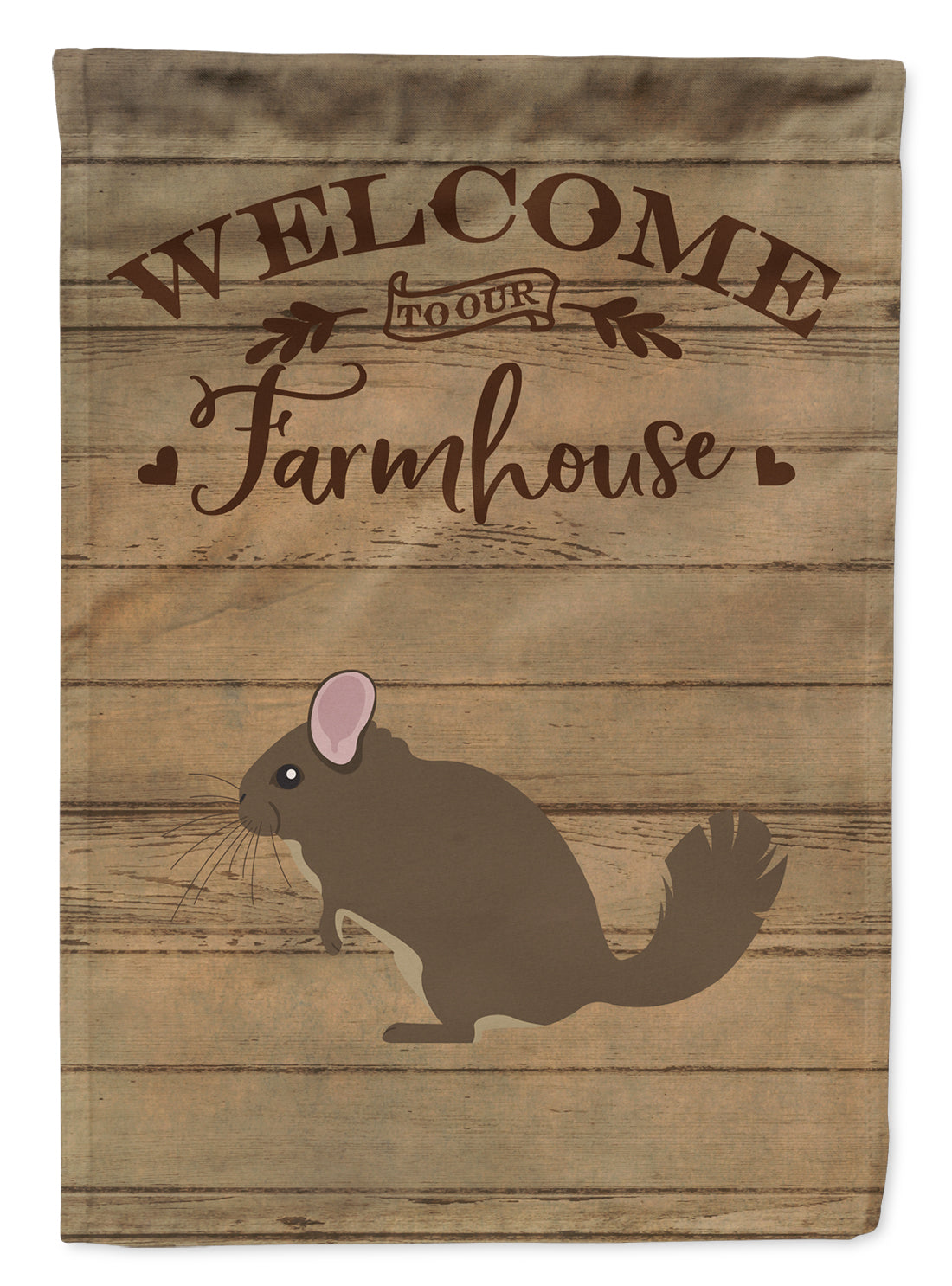 Chinchilla Welcome Flag Garden Size CK6819GF  the-store.com.