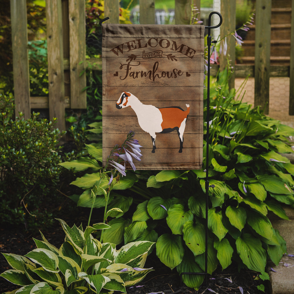 Alpine Goat Welcome Flag Garden Size CK6824GF  the-store.com.