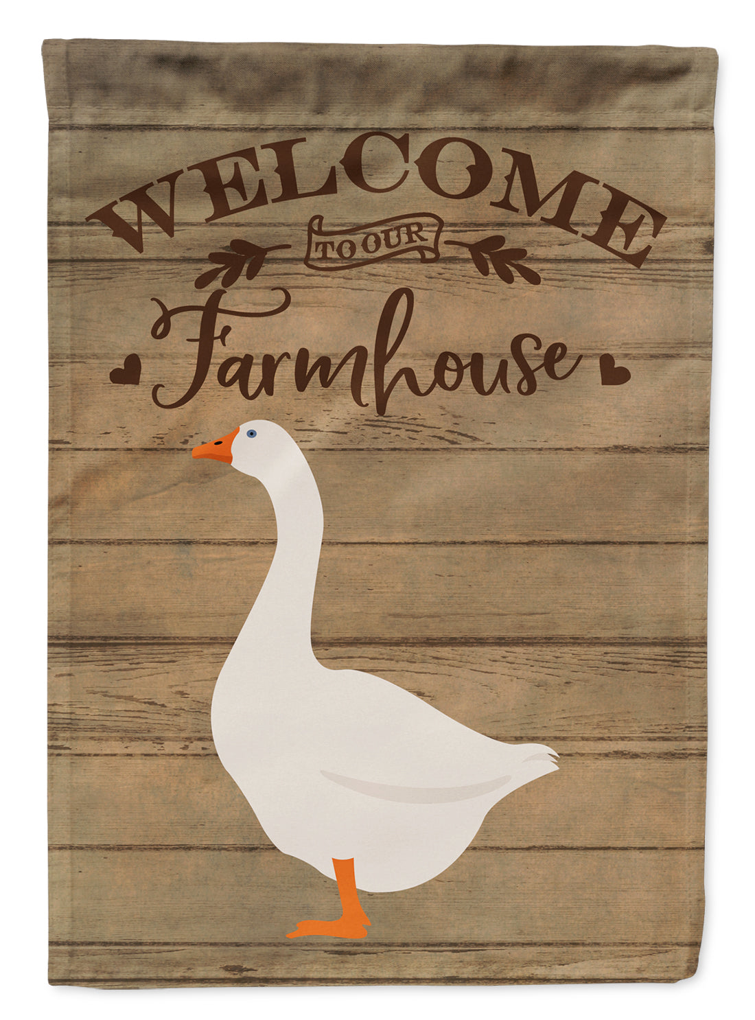 Embden Goose Welcome Flag Garden Size CK6836GF  the-store.com.