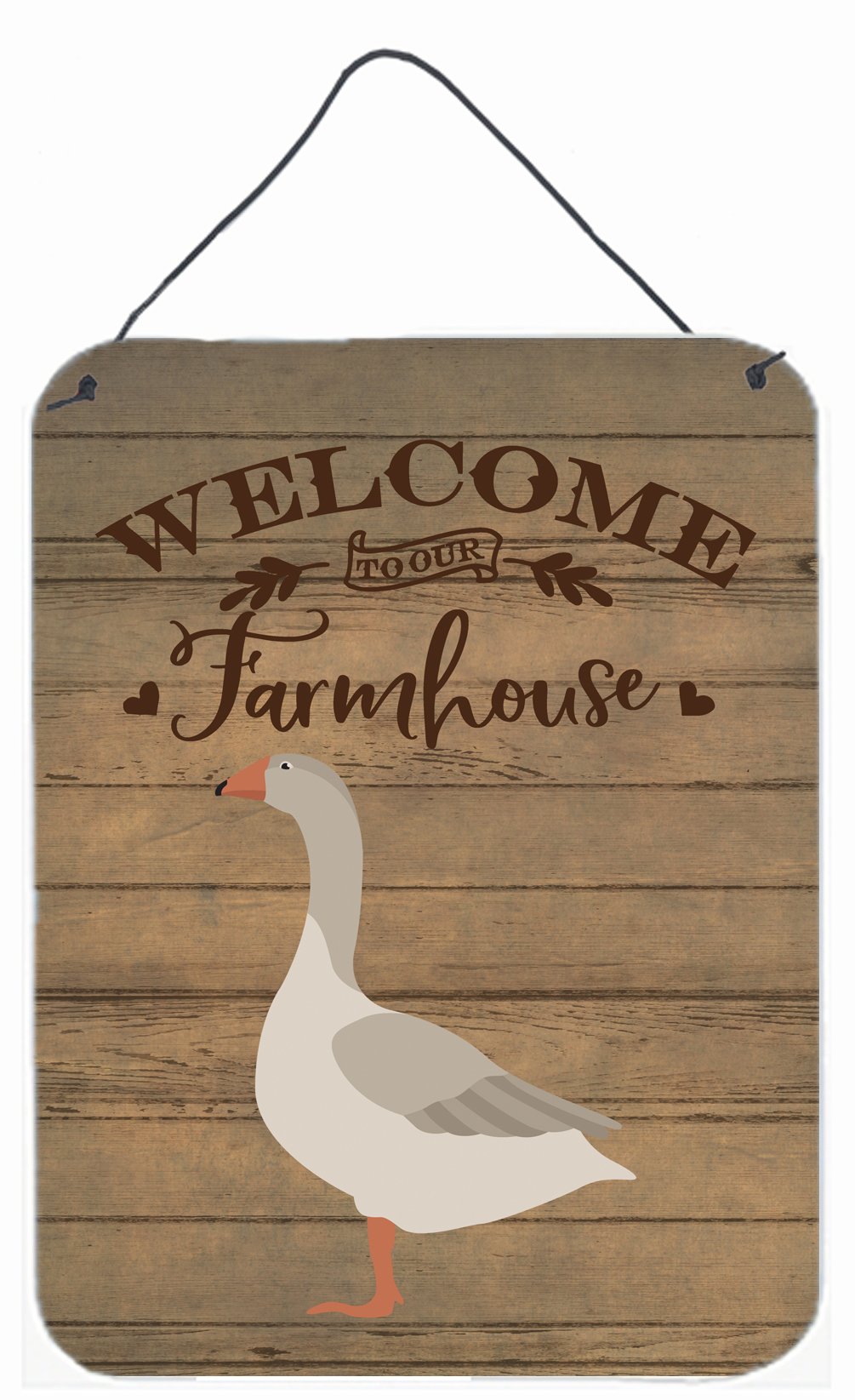 Steinbacher Goose Welcome Wall or Door Hanging Prints CK6838DS1216 by Caroline's Treasures