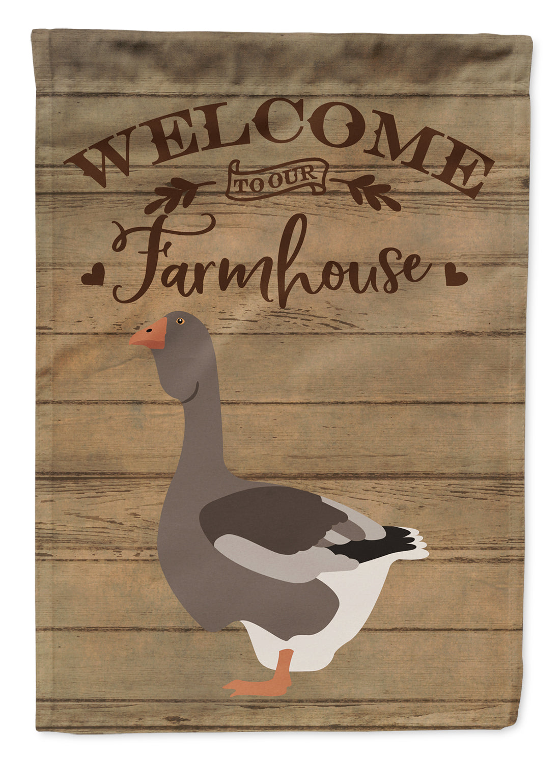 Toulouse Goose Welcome Flag Garden Size CK6841GF  the-store.com.