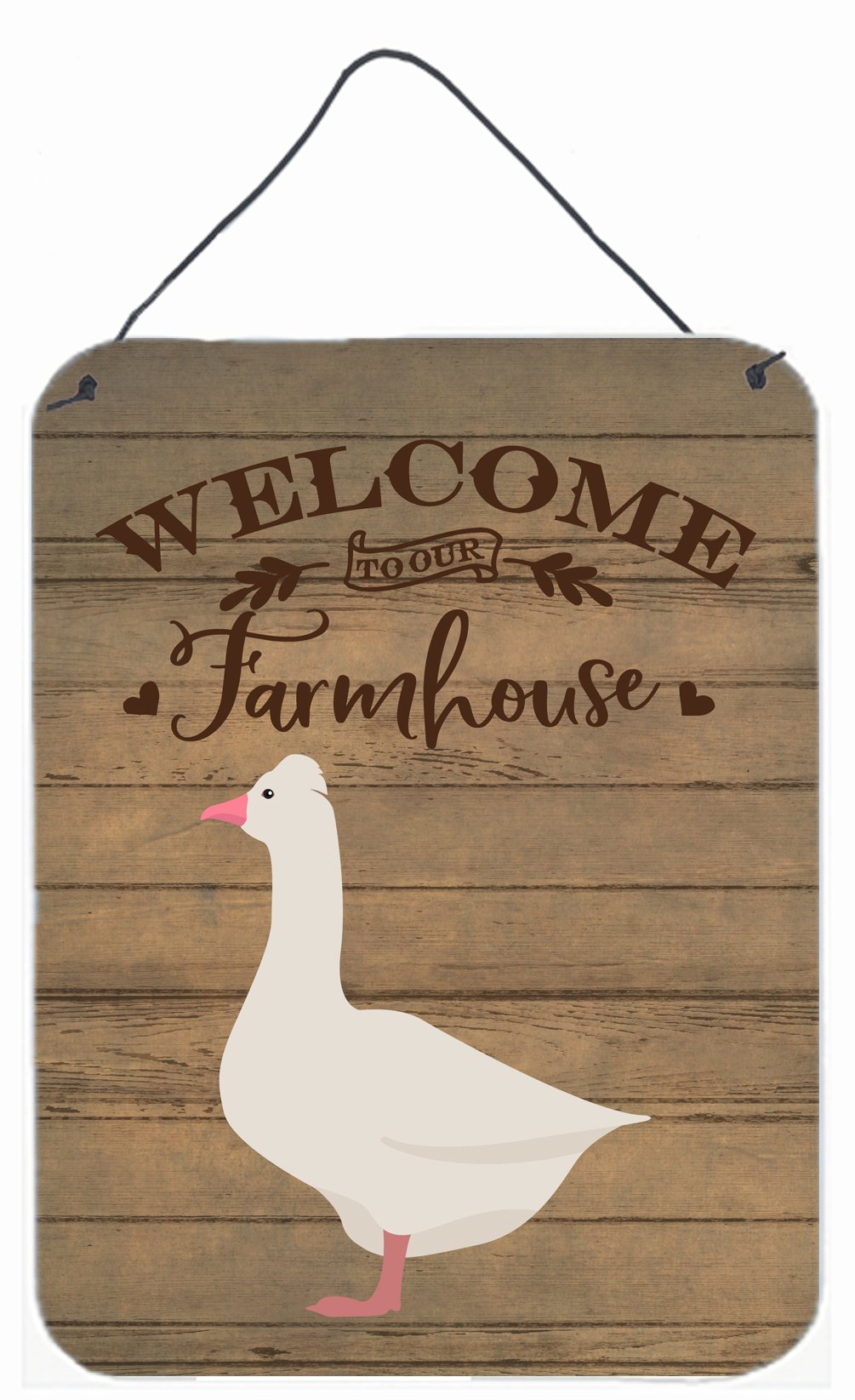 Roman Goose Welcome Wall or Door Hanging Prints CK6842DS1216 by Caroline's Treasures