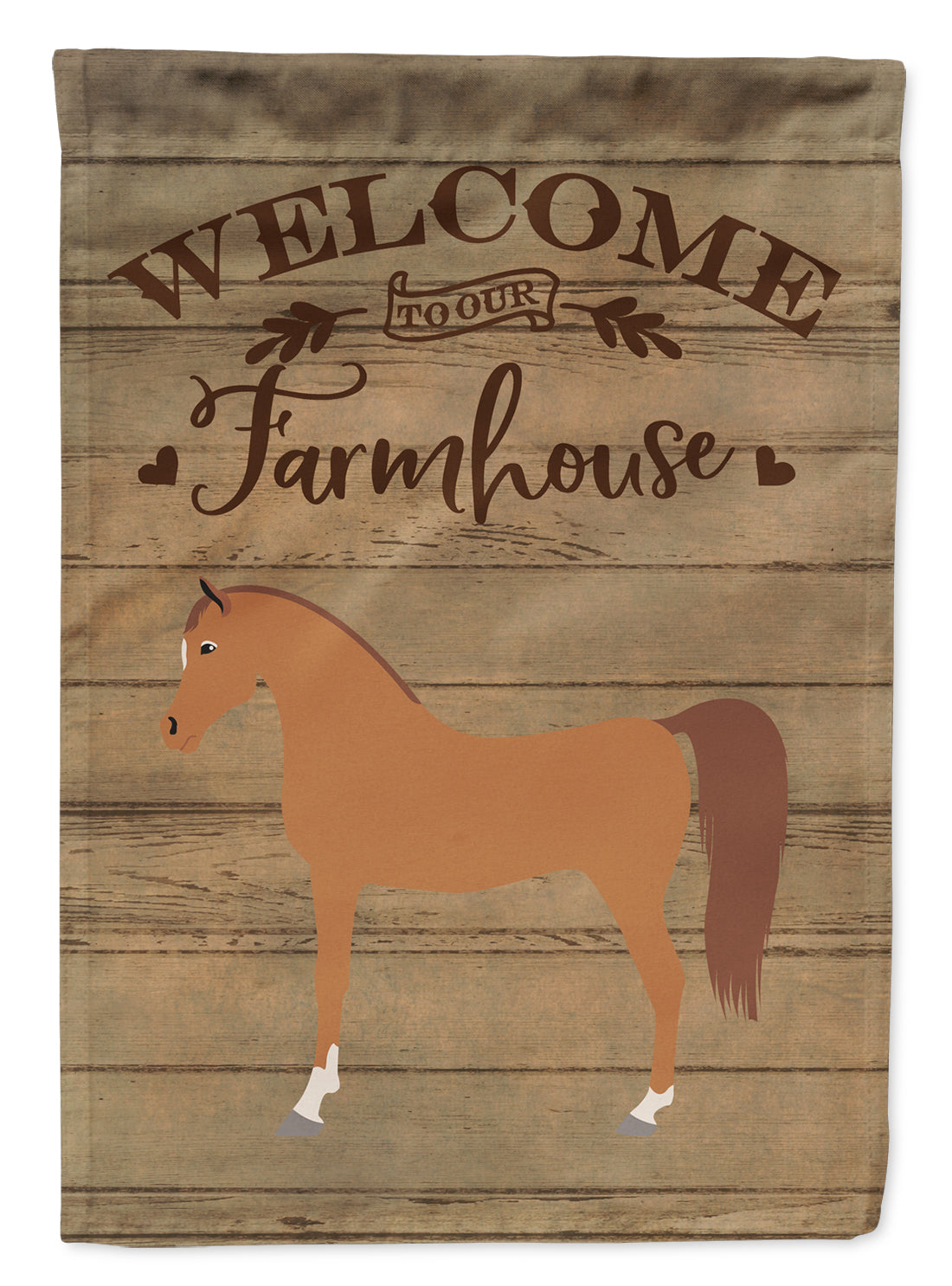 Arabian Horse Welcome Flag Garden Size CK6855GF  the-store.com.