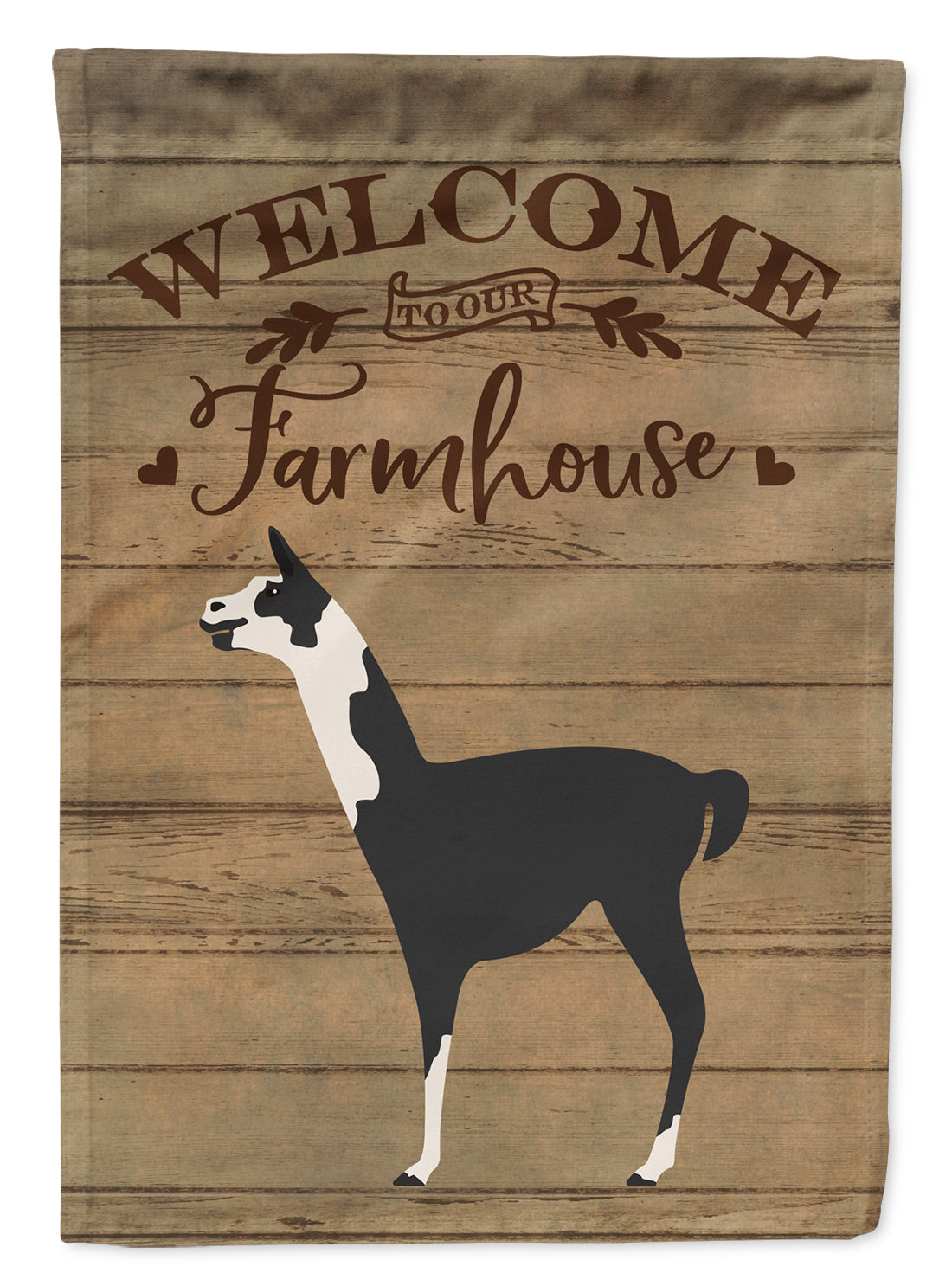 Llama Q' Ara Welcome Flag Canvas House Size CK6862CHF  the-store.com.