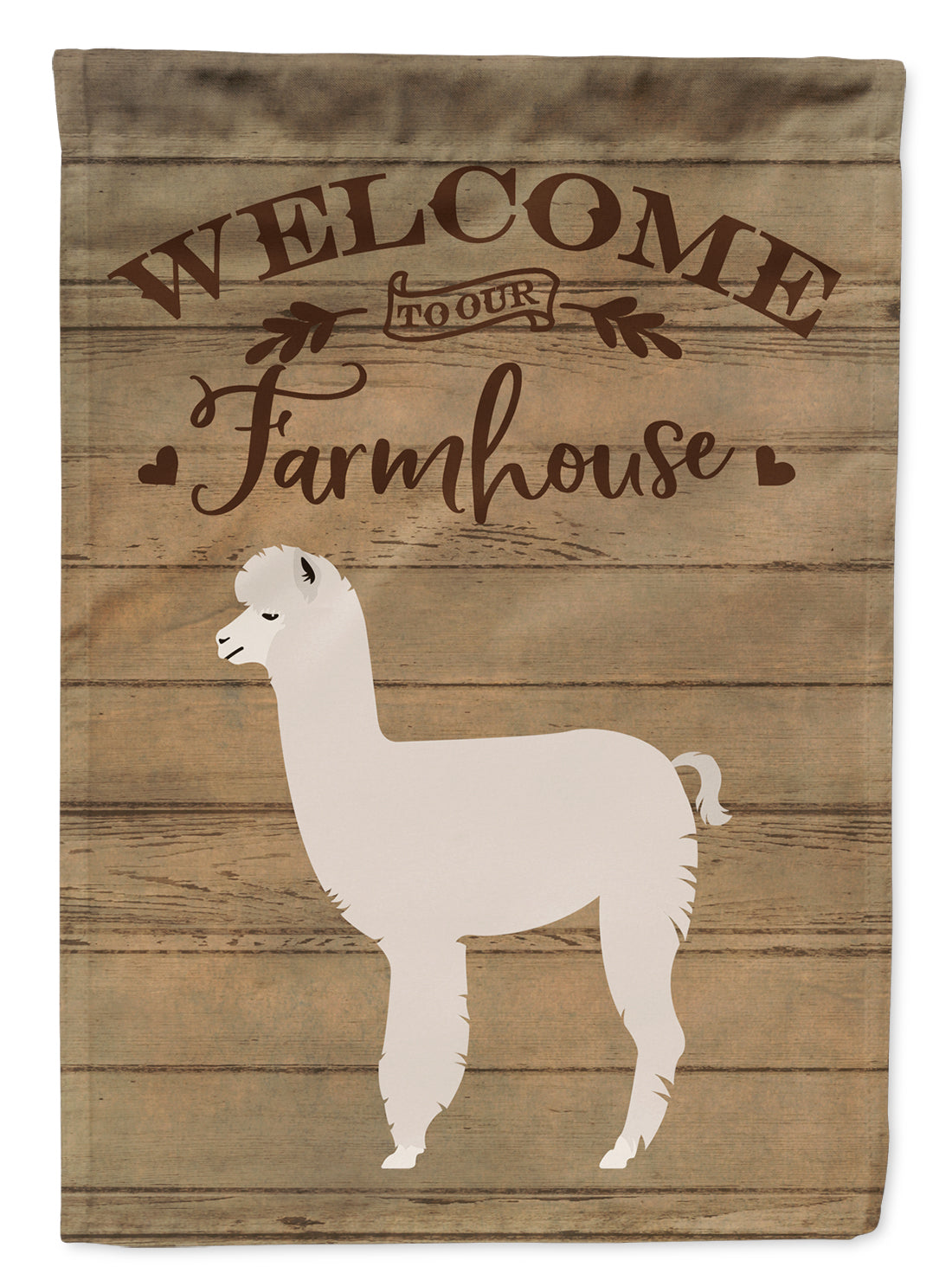 Alpaca Welcome Flag Canvas House Size CK6863CHF  the-store.com.