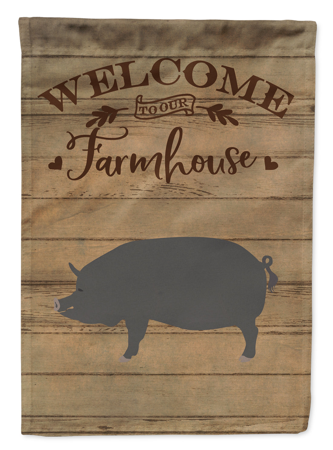 Berkshire Pig Welcome Flag Garden Size CK6877GF  the-store.com.