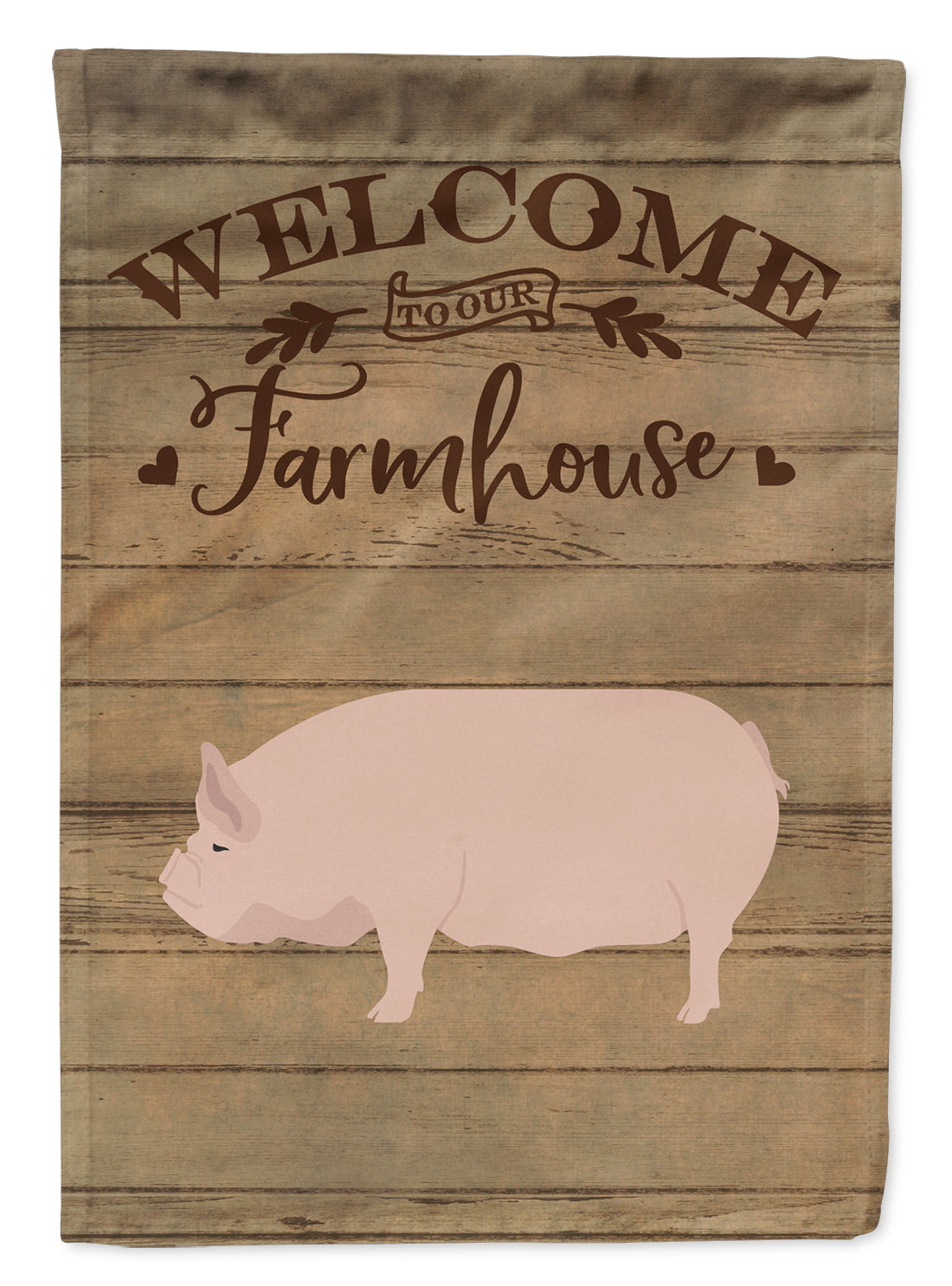 Welsh Pig Welcome Flag Garden Size CK6881GF  the-store.com.