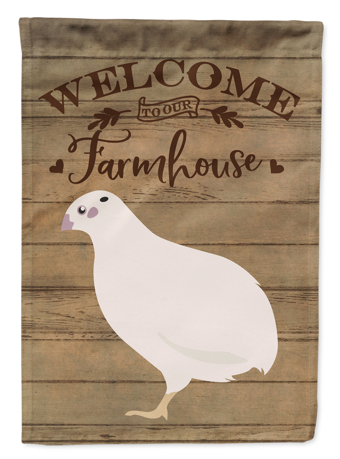 Texas Quail Welcome Flag Canvas House Size CK6901CHF  the-store.com.