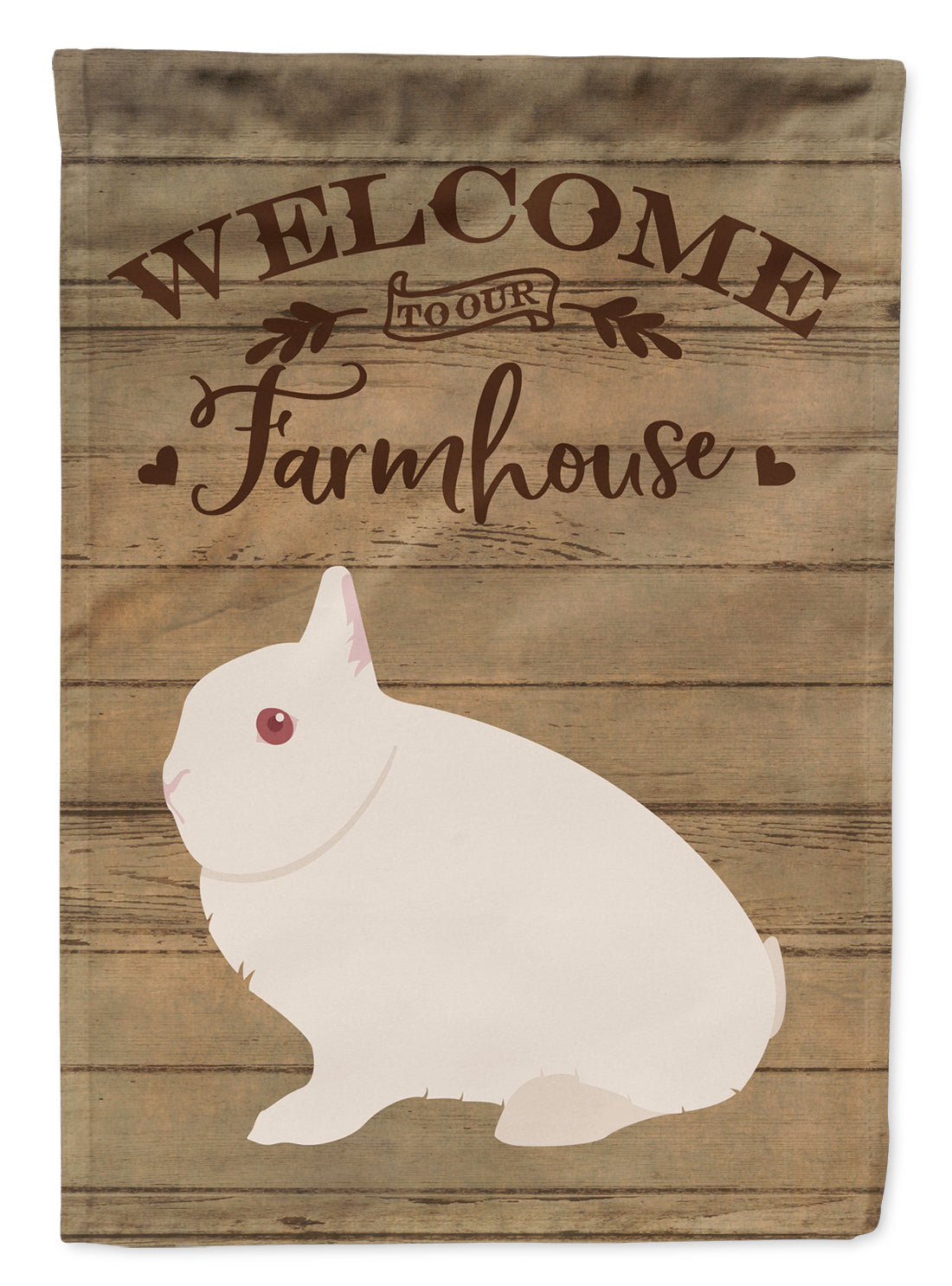 Hermelin Rabbit Welcome Flag Garden Size CK6908GF  the-store.com.