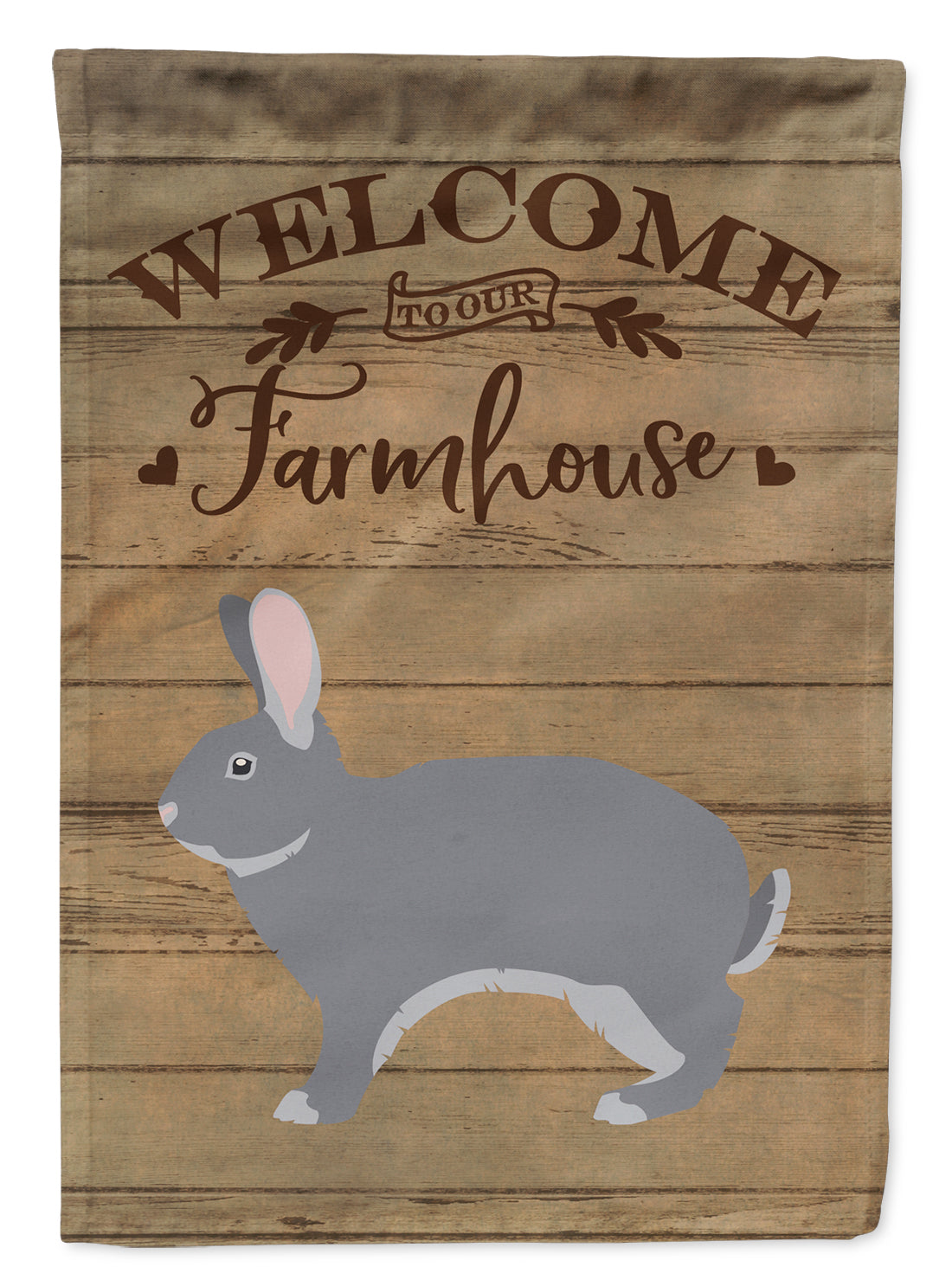 Giant Chinchilla Rabbit Welcome Flag Canvas House Size CK6910CHF  the-store.com.