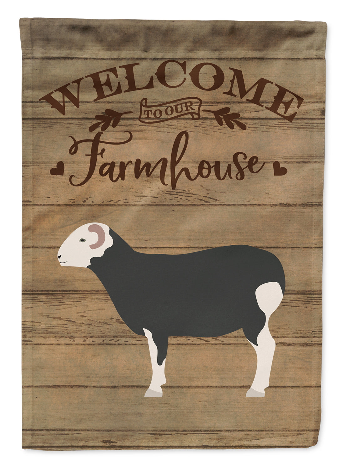 Herwick Sheep Welcome Flag Garden Size CK6914GF  the-store.com.