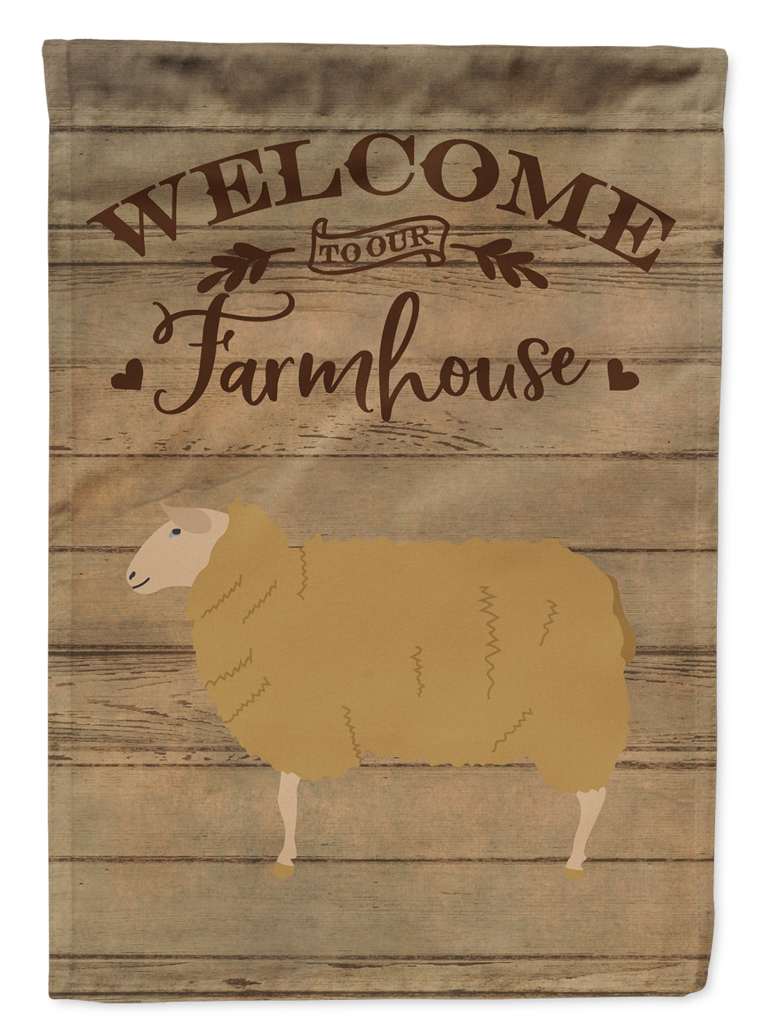 East Friesian Sheep Welcome Flag Garden Size CK6921GF  the-store.com.