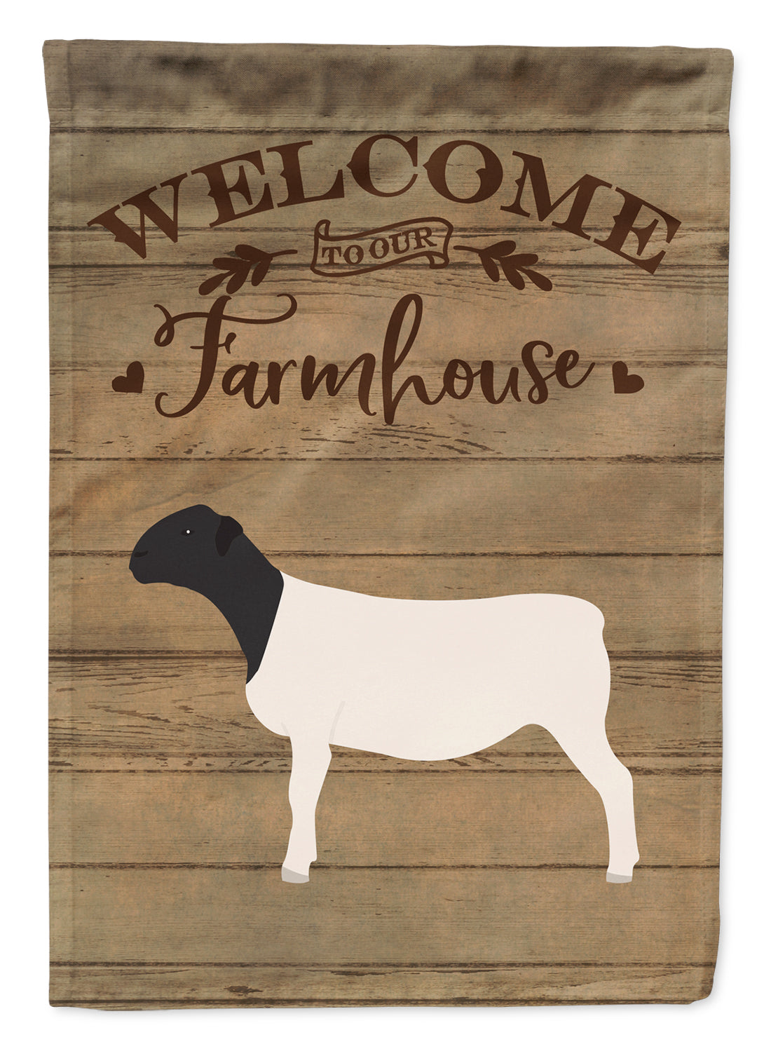 Dorper Sheep Welcome Flag Garden Size CK6922GF  the-store.com.