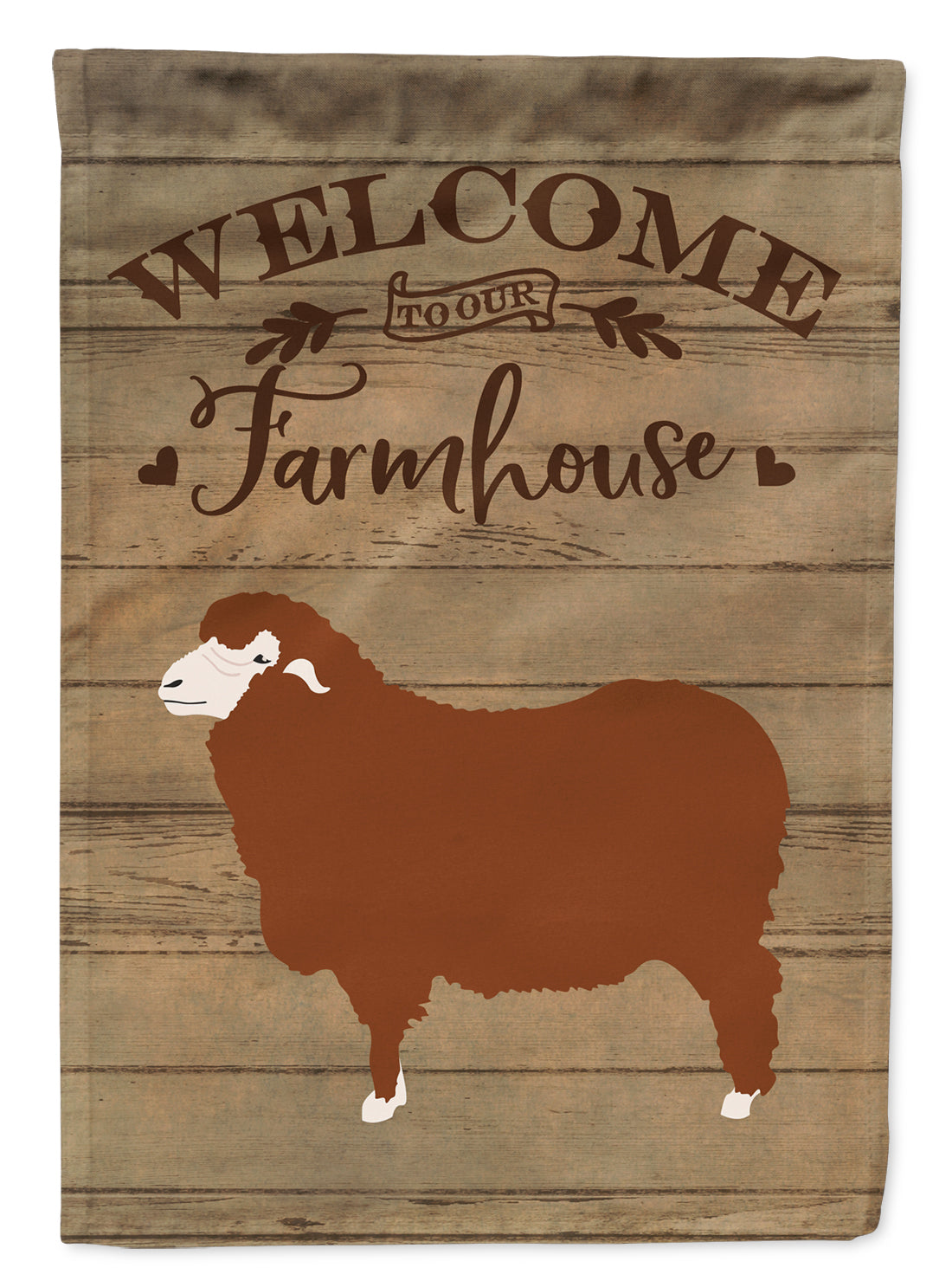 Merino Sheep Welcome Flag Garden Size CK6925GF  the-store.com.