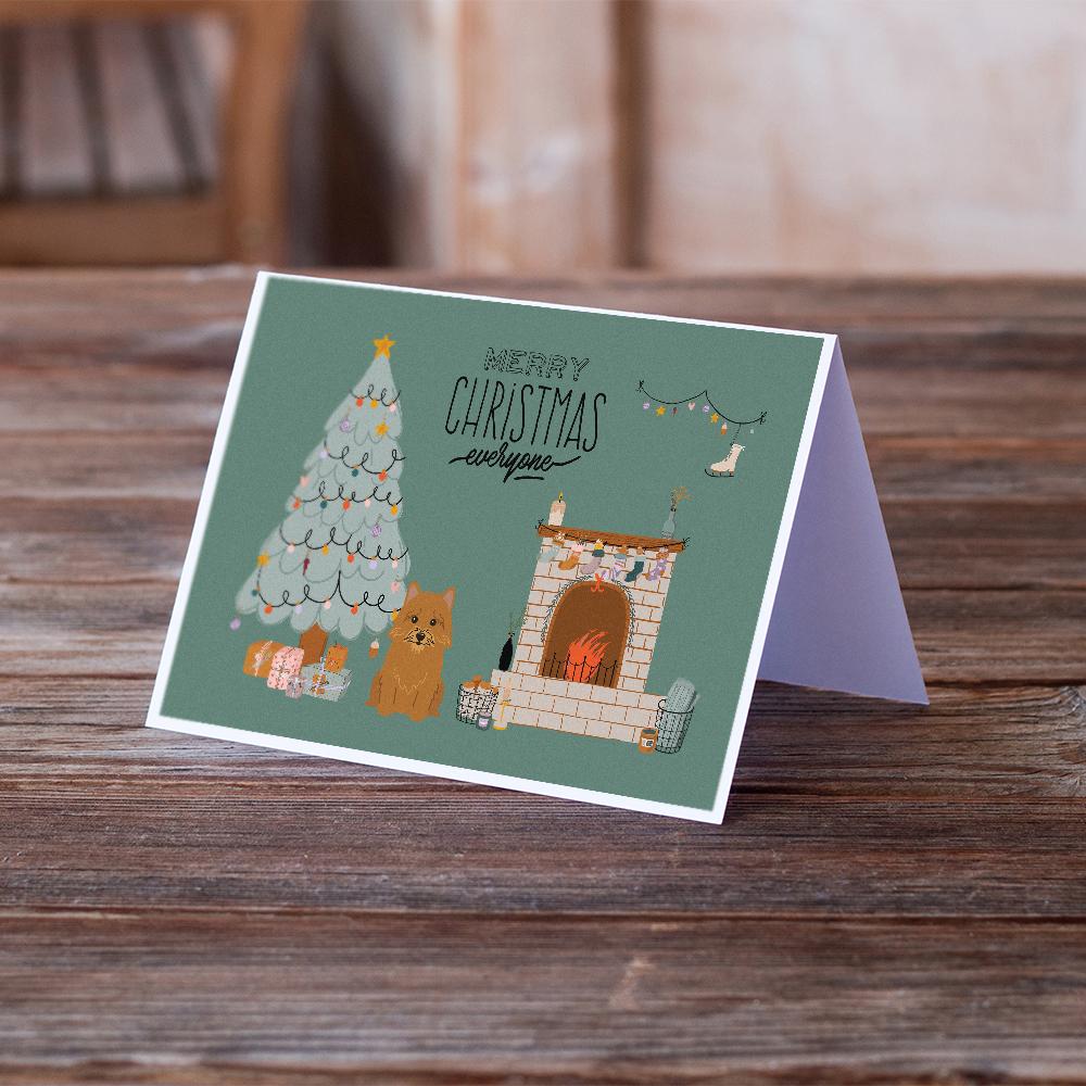 Buy this Norwich Terrier Christmas Everyone Greeting Cards and Envelopes Pack of 8