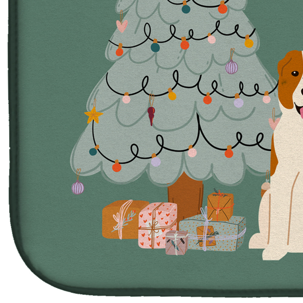 Central Asian Shepherd Dog Christmas Everyone Dish Drying Mat CK7612DDM  the-store.com.