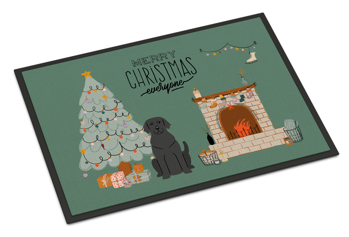 Black Labrador Christmas Everyone Indoor or Outdoor Mat 18x27 CK7620MAT - the-store.com