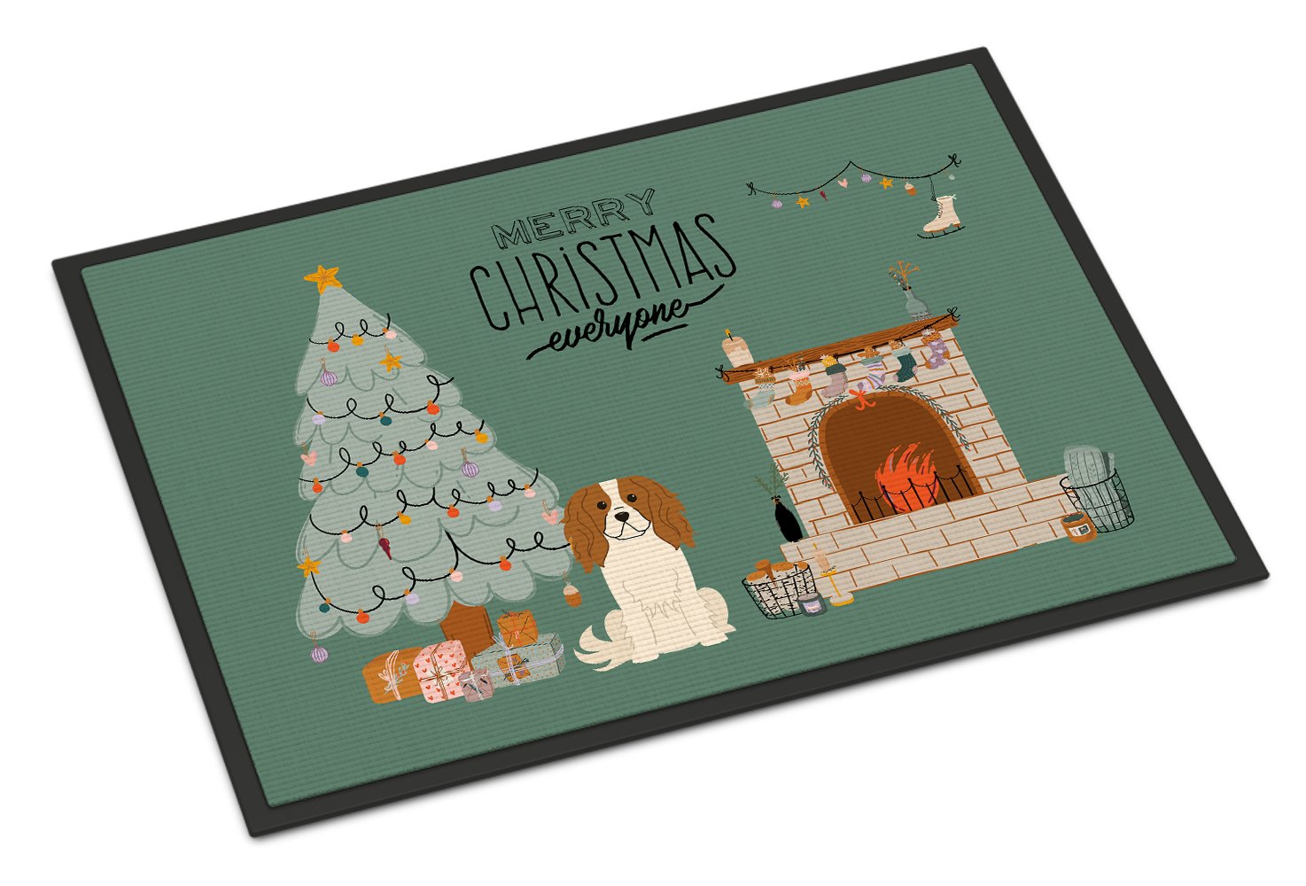 Cavalier Spaniel Christmas Everyone Indoor or Outdoor Mat 24x36 CK7621JMAT by Caroline's Treasures