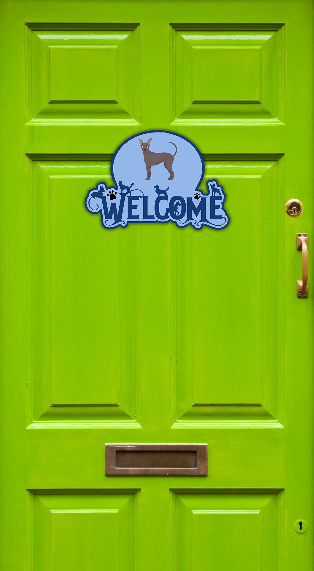 Buy this Abyssinian Sand Terrier Welcome Door Hanger Decoration