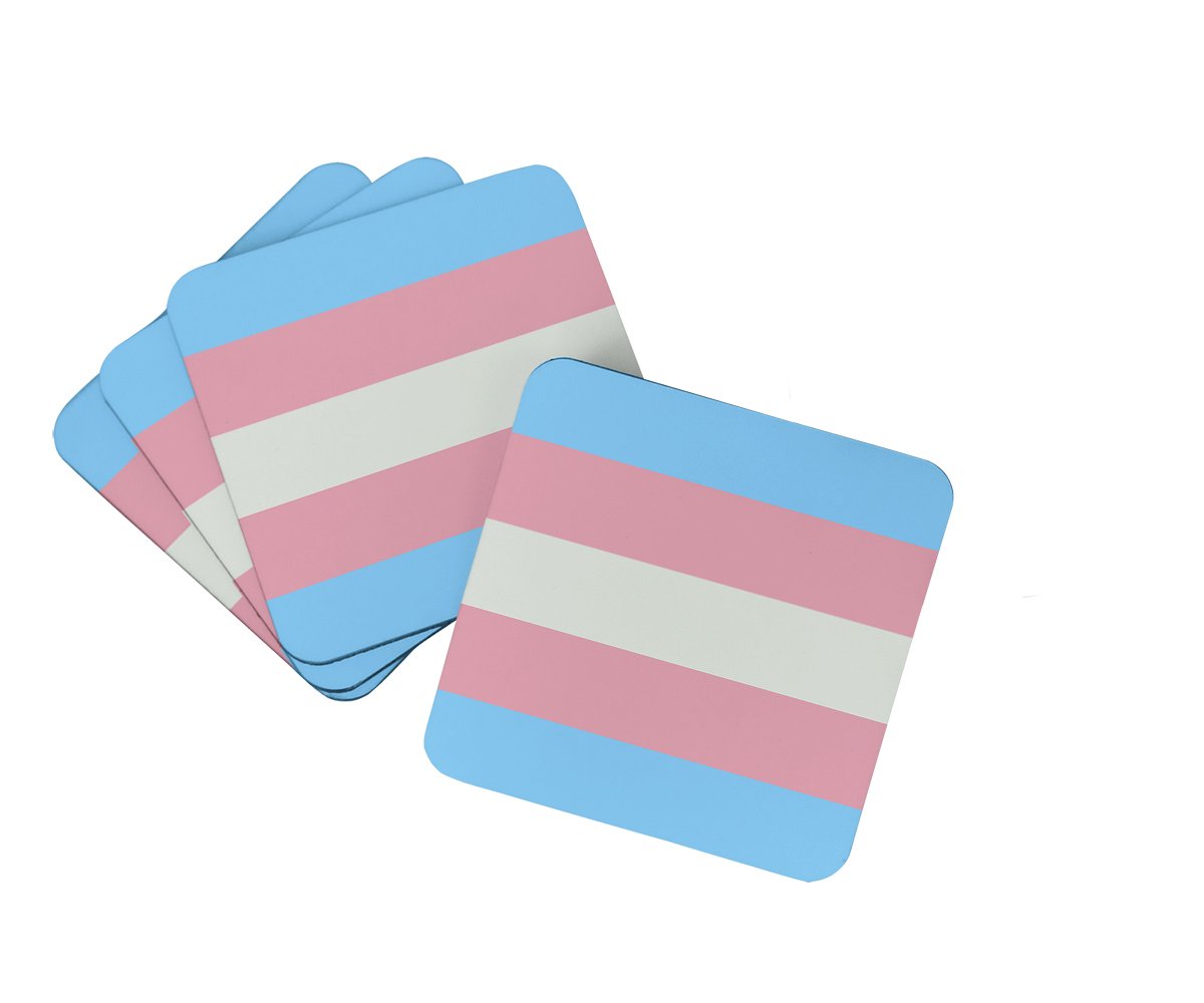 Buy this Transgender Pride Foam Coaster Set of 4