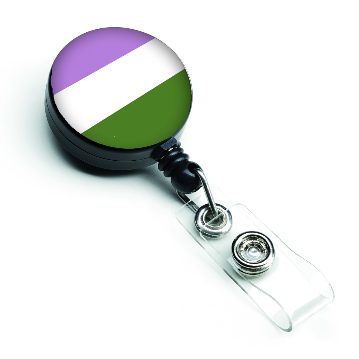 Genderqueer Pride Retractable Badge Reel  the-store.com.