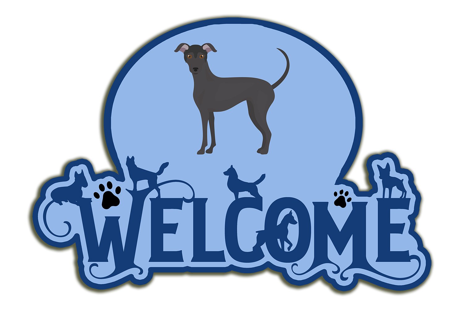 Buy this Argentine Pila Dog Welcome Door Hanger Decoration