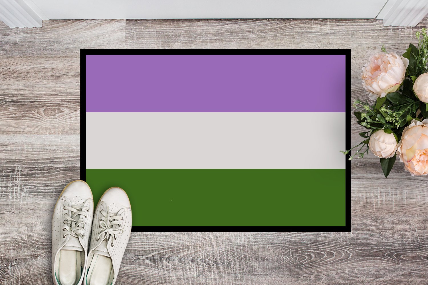 Buy this Genderqueer Pride Indoor or Outdoor Mat 24x36