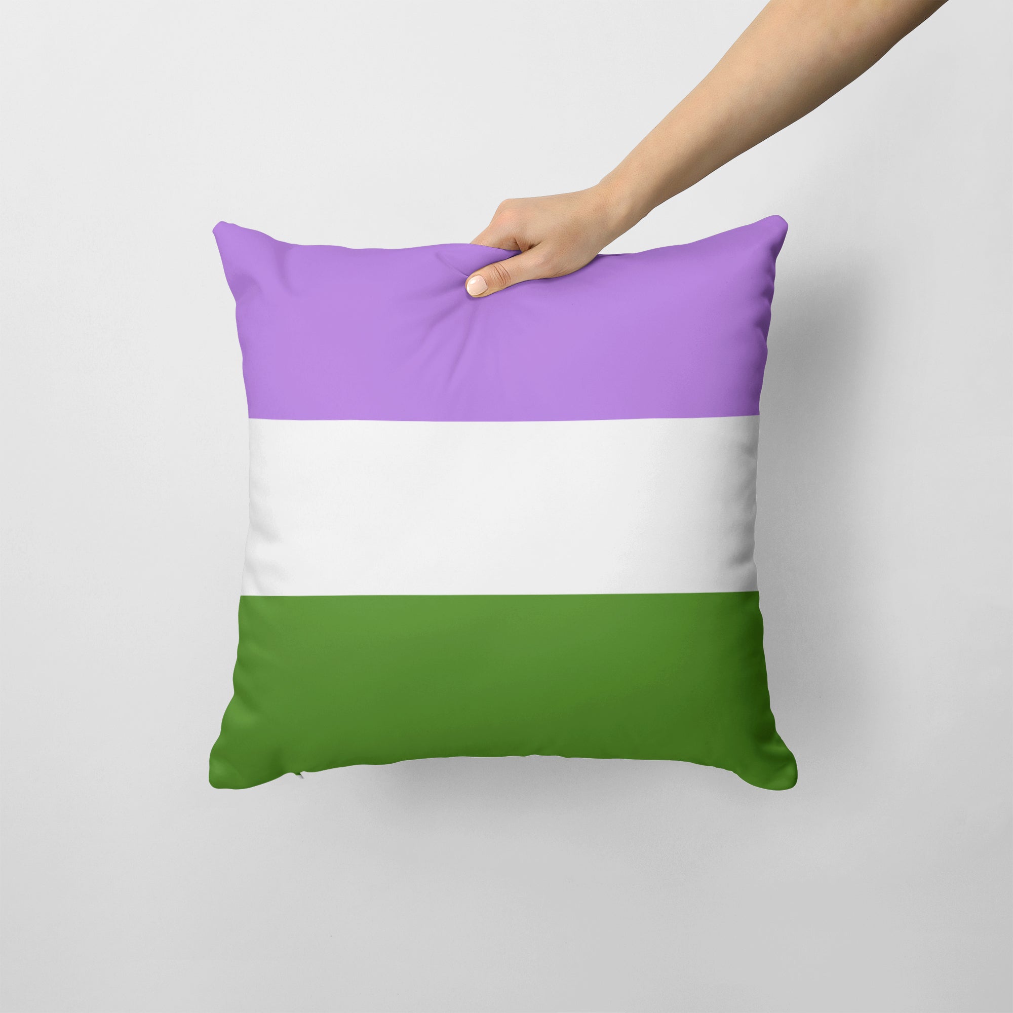 Genderqueer Pride Fabric Decorative Pillow - the-store.com