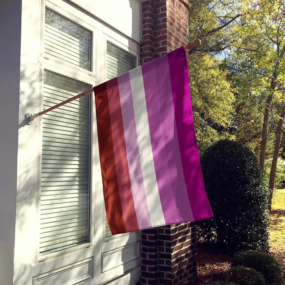 Lesbian Pride Flag Canvas House Size  the-store.com.