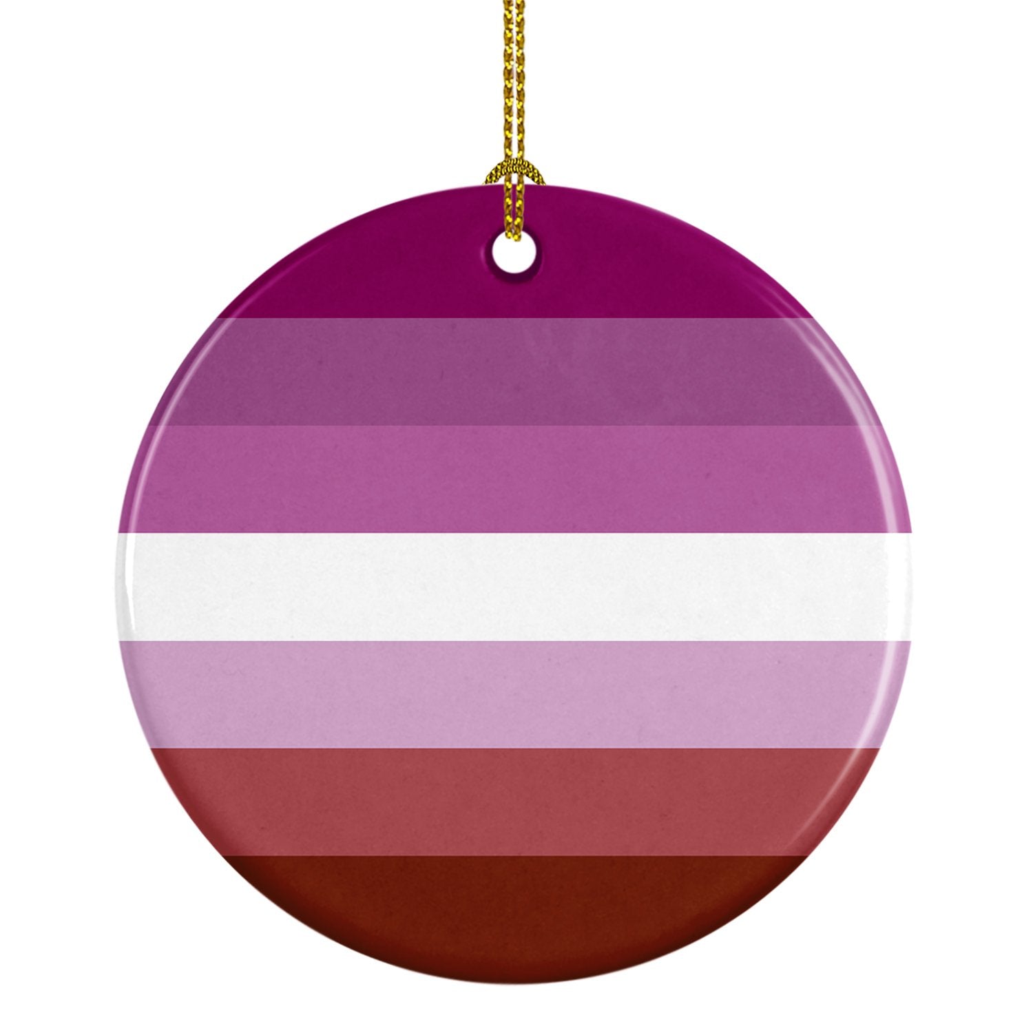 Buy this Lesbian Pride Ceramic Ornament