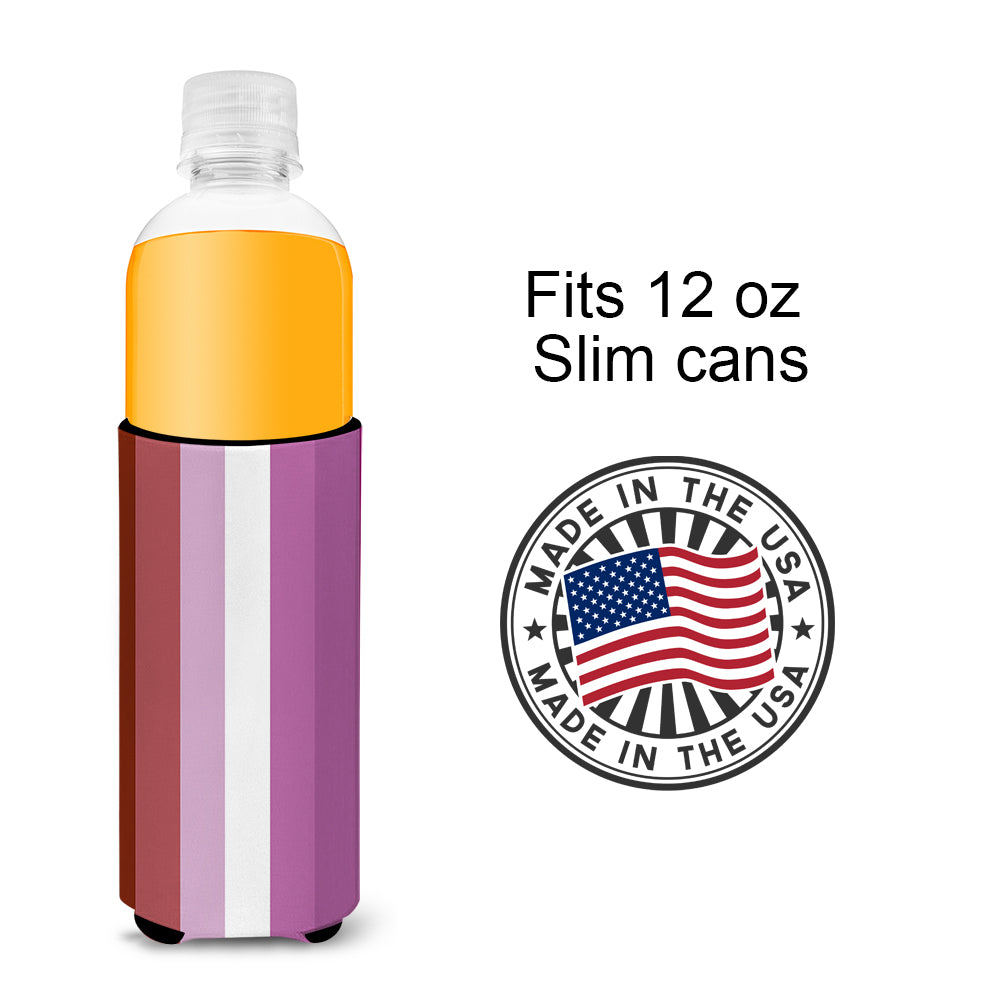 Lesbian Pride Ultra Hugger for slim cans  the-store.com.