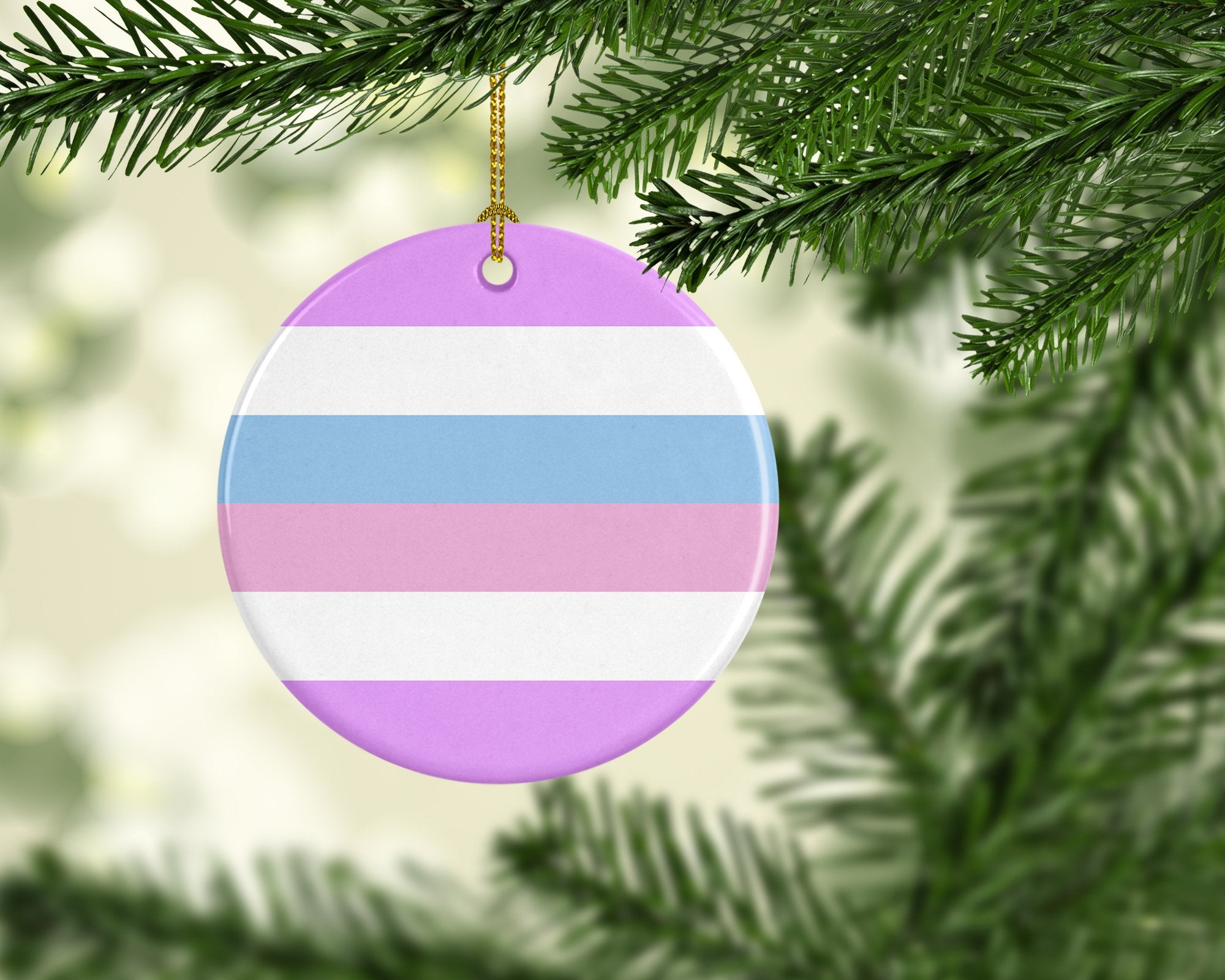 Buy this Bigender Pride Ceramic Ornament