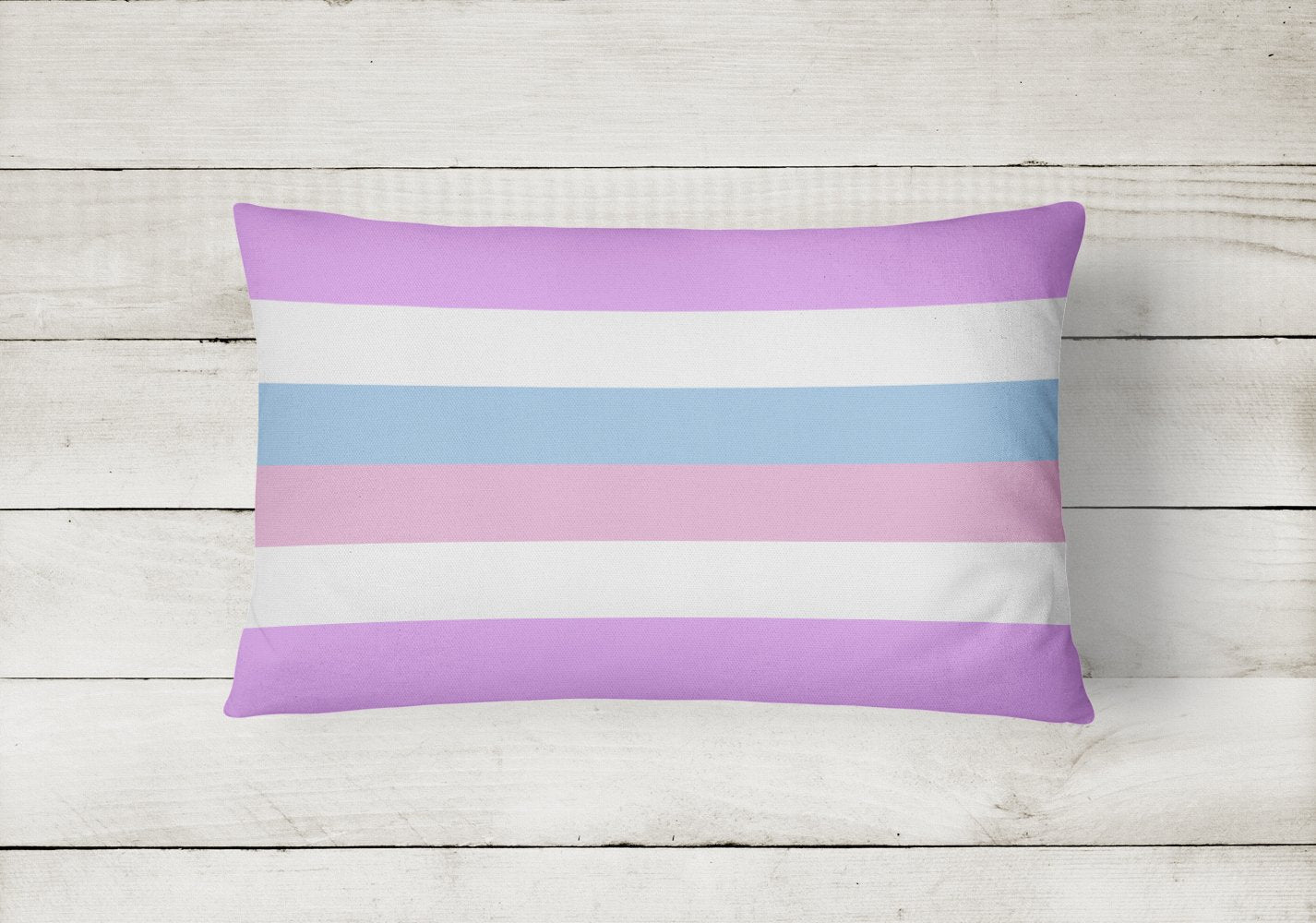 Bigender Pride Canvas Fabric Decorative Pillow - the-store.com