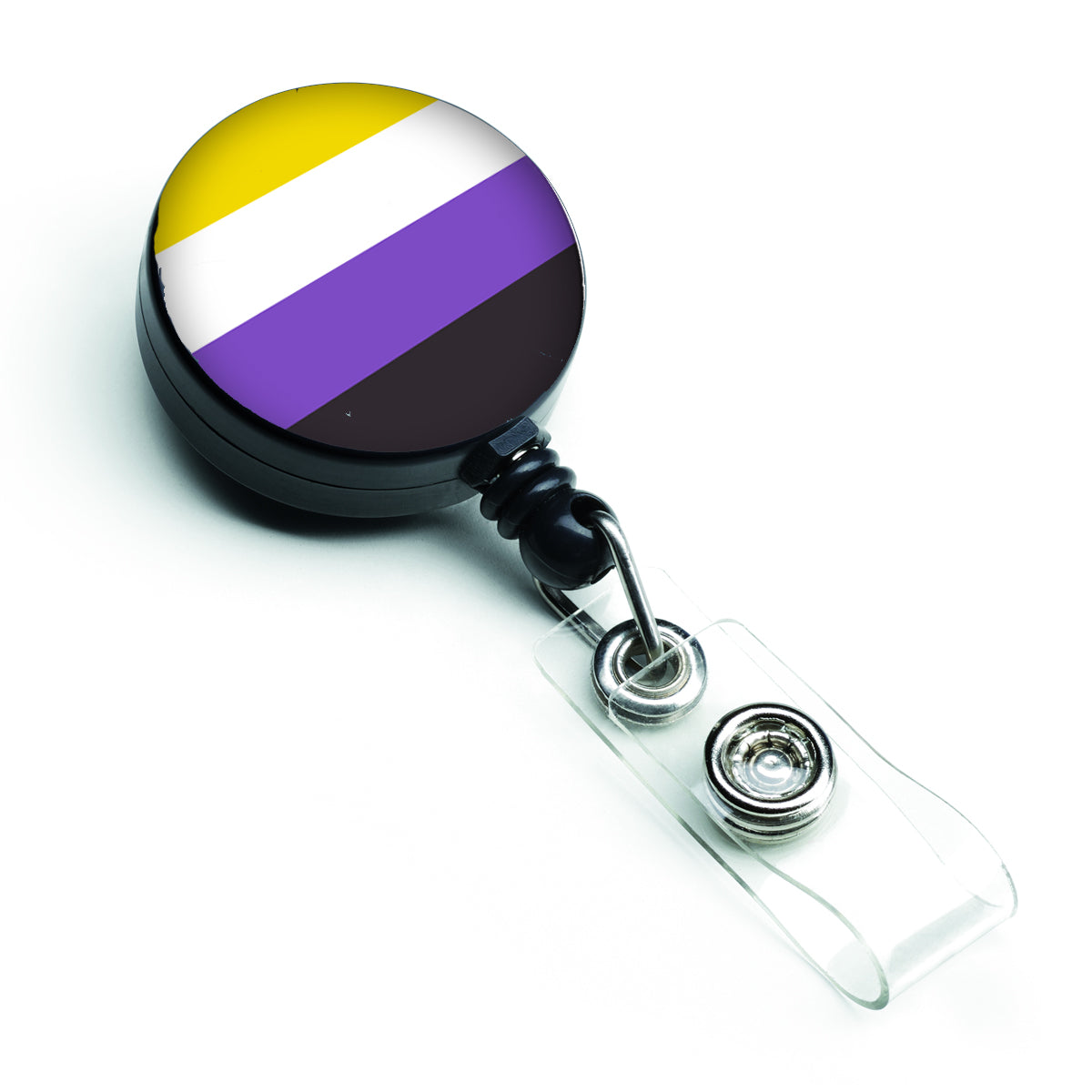 Nonbinary Pride Retractable Badge Reel  the-store.com.