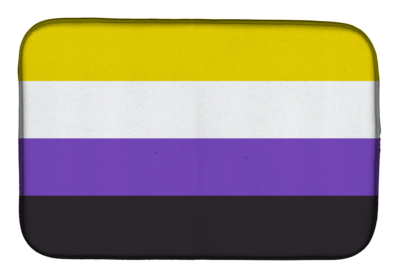 Nonbinary Pride Dish Drying Mat  the-store.com.