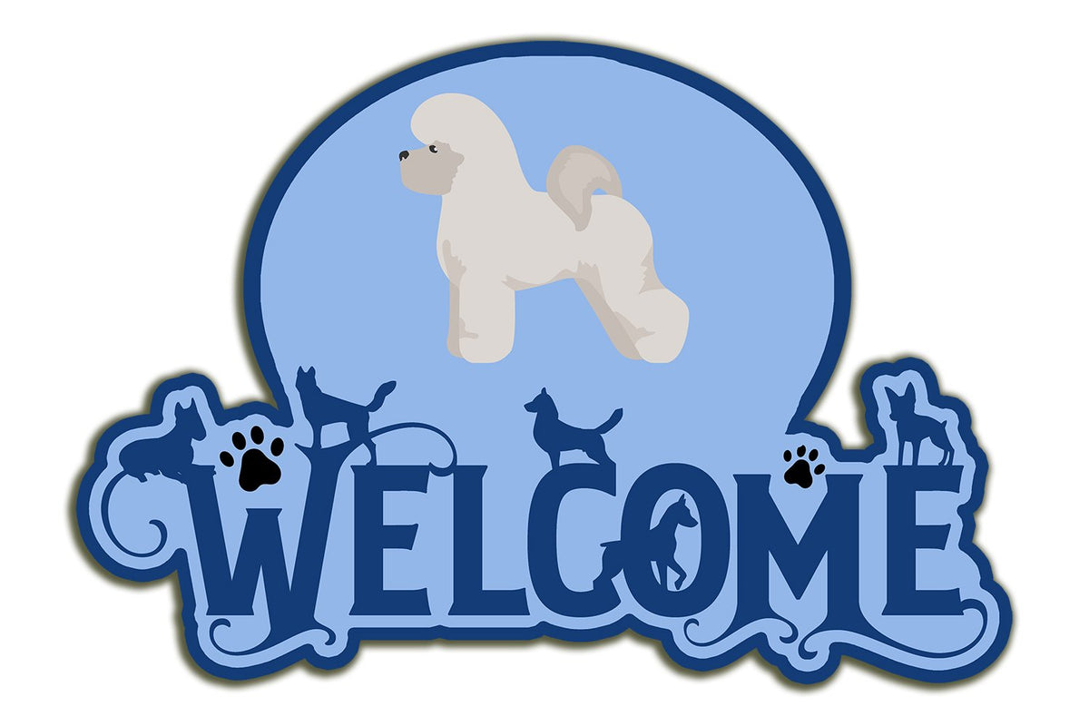 Buy this Bichon Fris� Welcome Door Hanger Decoration